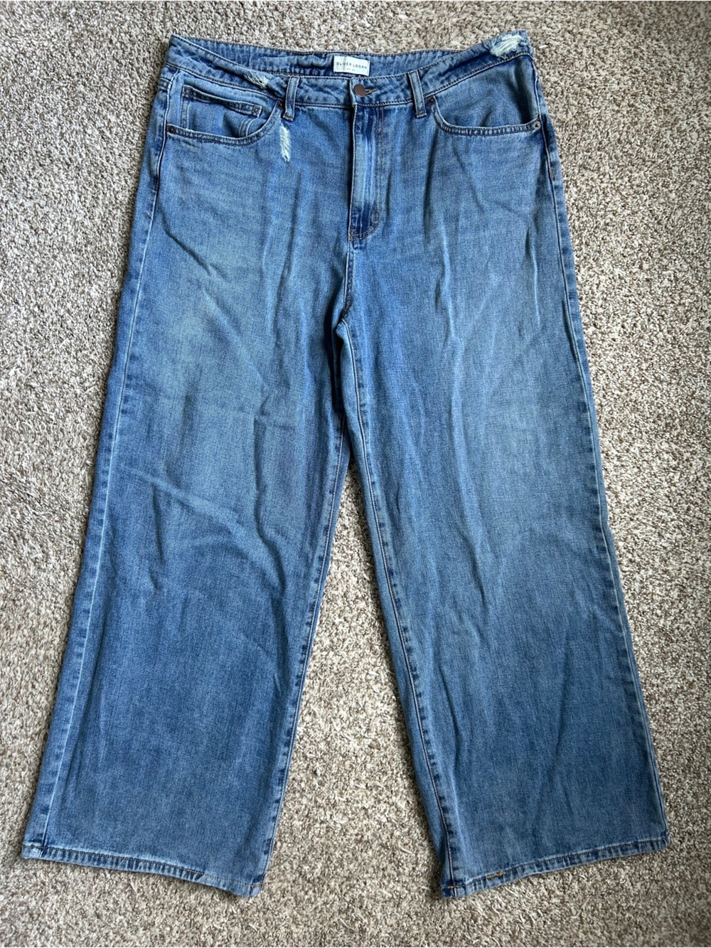 Oliver Logan Wide Leg Women's Denim Jeans Casual 32